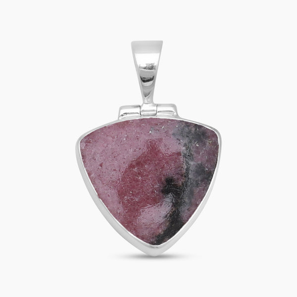 925 Sterling Silver Rhodonite Pendants