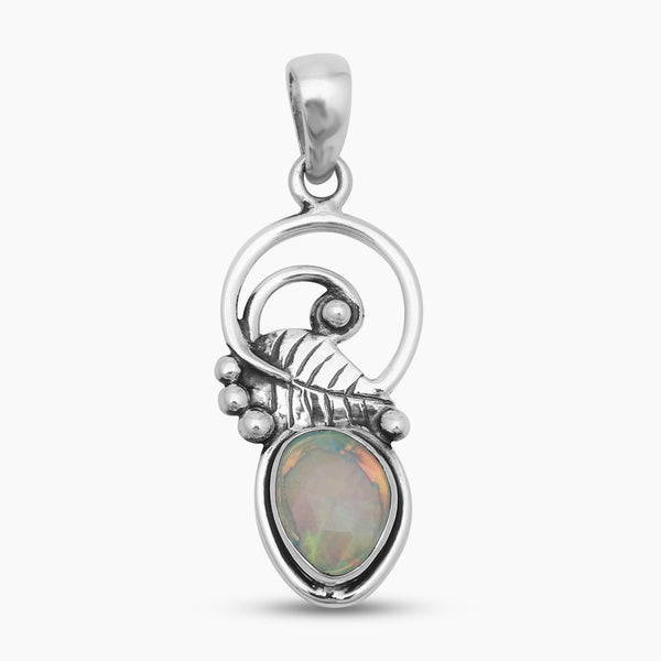 925 Sterling Silver Ethiopian Opal Pendants