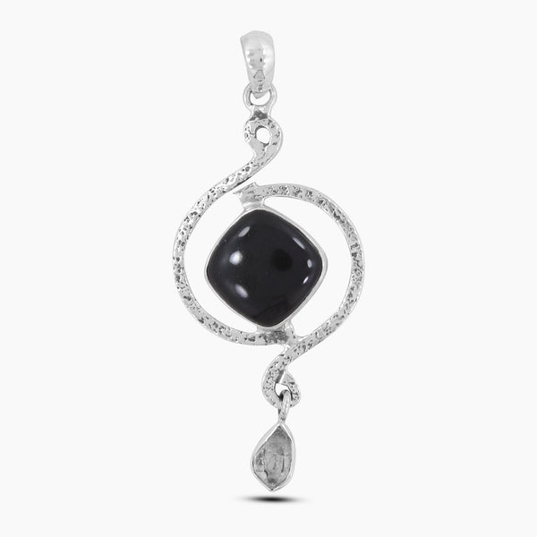 925 Silver Black Onyx Pendants