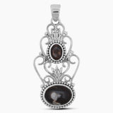Peanut Wood Jasper Silver Pendants