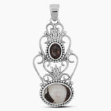 Peanut Wood Jasper Silver Pendants