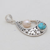 925 Silver Mexican Turquoise Pendants