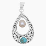 925 Silver Mexican Turquoise Pendants