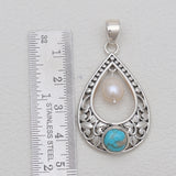 925 Silver Mexican Turquoise Pendants