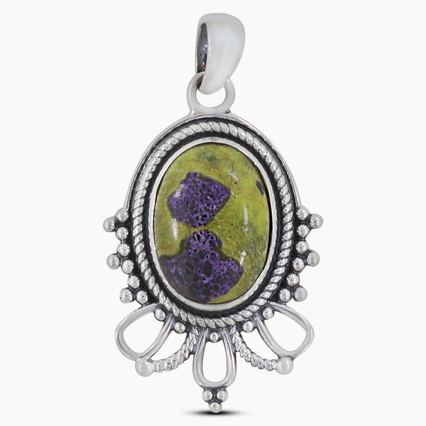 925 Sterling Silver Tasmanian Serpentine Pendants