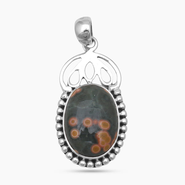 Ocean Jasper Silver Pendants