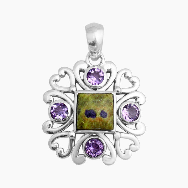 Tasmanian Serpentine Silver Jewelry Sets