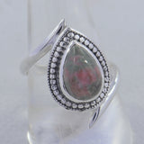 925 Sterling Silver Rhodonite Rings