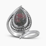 925 Sterling Silver Rhodonite Rings