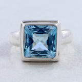 925 Sterling Silver Citrine Ring