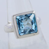 925 Sterling Silver Citrine Ring