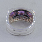 Amethyst Silver Ring