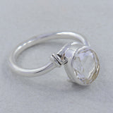 925 Sterling Silver Citrine Ring