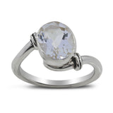 925 Sterling Silver Citrine Ring