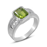925 Silver Amethyst Designer Ring