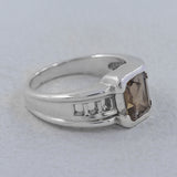 925 Silver Amethyst Designer Ring