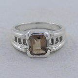 925 Silver Amethyst Designer Ring