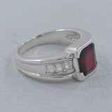 925 Silver Amethyst Designer Ring