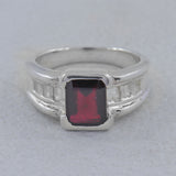 925 Silver Amethyst Designer Ring