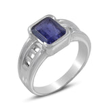 925 Silver Amethyst Designer Ring