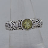 925 Sterling Silver Garnet Ring