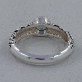 925 Sterling Silver Garnet Ring