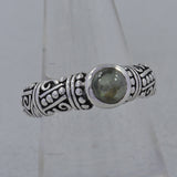 925 Sterling Silver Garnet Ring