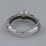 925 Sterling Silver Garnet Ring