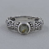 925 Sterling Silver Garnet Ring