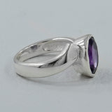 925 Sterling Silver Amethyst Ring