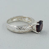 925 Sterling Silver Amethyst Ring
