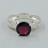 925 Sterling Silver Amethyst Ring