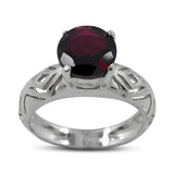 925 Sterling Silver Amethyst Ring