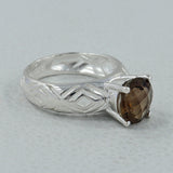 925 Sterling Silver Amethyst Ring