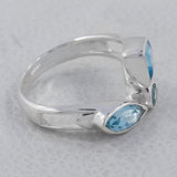 925 Sterling Silver Garnet Ring