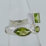 925 Sterling Silver Garnet Ring