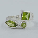 925 Sterling Silver Garnet Ring
