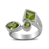 925 Sterling Silver Garnet Ring