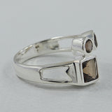 925 Sterling Silver Garnet Ring