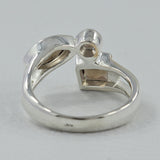 925 Sterling Silver Garnet Ring