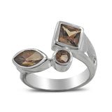 925 Sterling Silver Garnet Ring