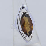 925 Sterling Silver Blue Topaz Rings