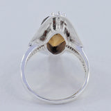 925 Sterling Silver Blue Topaz Rings