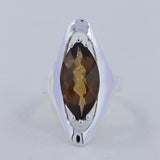 925 Sterling Silver Blue Topaz Rings