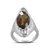 925 Sterling Silver Blue Topaz Rings
