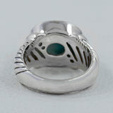 925 Sterling Silver Larimar Ring