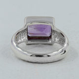 925 Sterling Silver Amethyst Ring