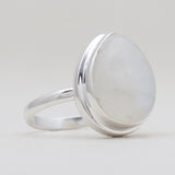 Rainbow Moonstone Sterling Silver Rings