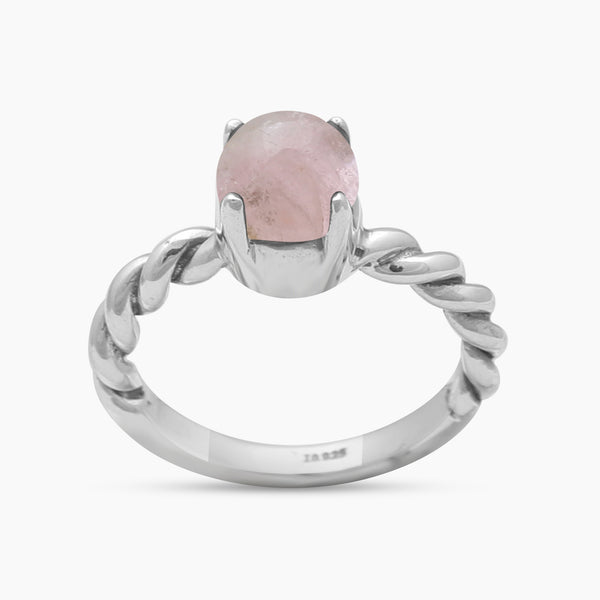 Rainbow Moonstone Silver Rings