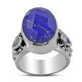 925 Sterling Silver Labradorite Ring